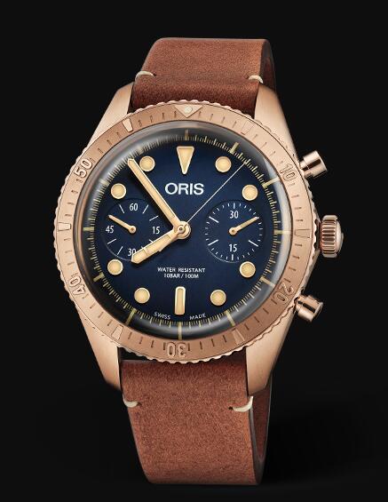Review Oris Divers Carl Brashear Chronograph Limited Edition 01 771 7744 3185-Set LS Replica Watch - Click Image to Close